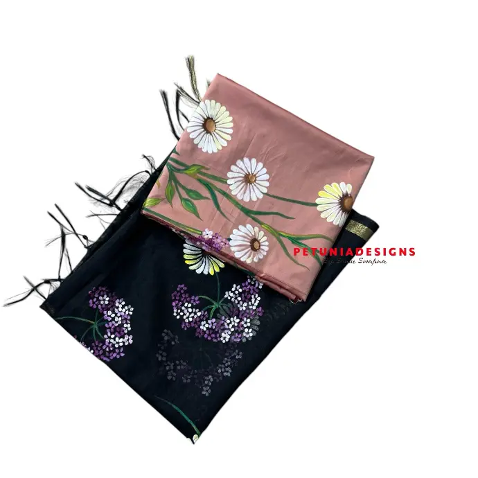 Nature-Inspired Hand Painting Unisex kurta set with intricate hand-painted artwork inspired by nature’s beauty